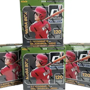 MLB#75 4x BOX PYT: 2026 DONRUSS BASEBALL MEGA BOXES x4! 480 TOTAL CARDS, BUT PICK.YOUR.TEAM! All cards ship BY-TEAM!