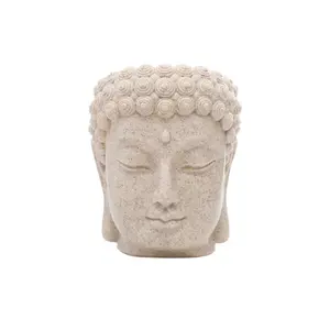 Retro-Inspired Buddha Pot for Small Plants and Home Décor