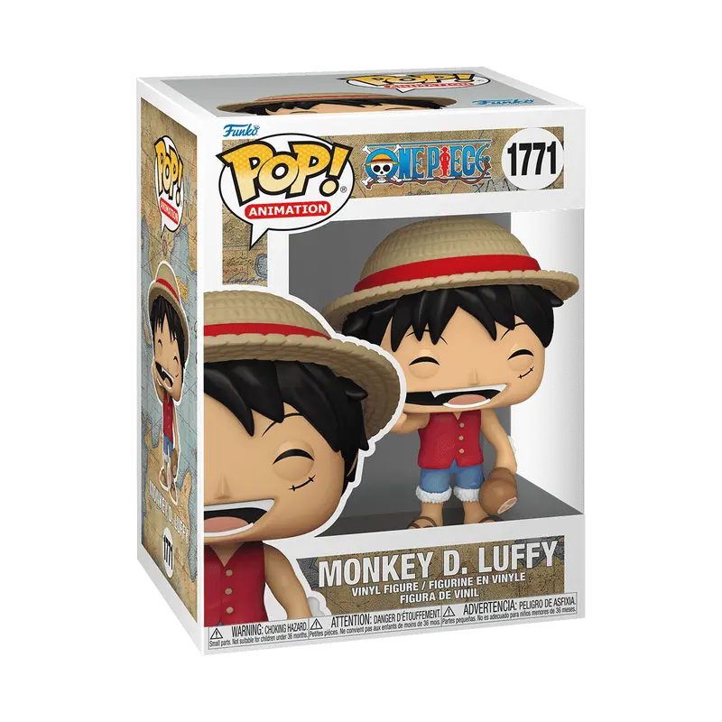 Funko Pop! Plus One Piece - Monkey D. Luffy with Meat #1771 Collectible Pop Vinyl Figure