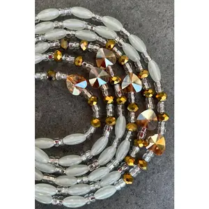 Treasure Glow in the Dark Tie On Waist Beads