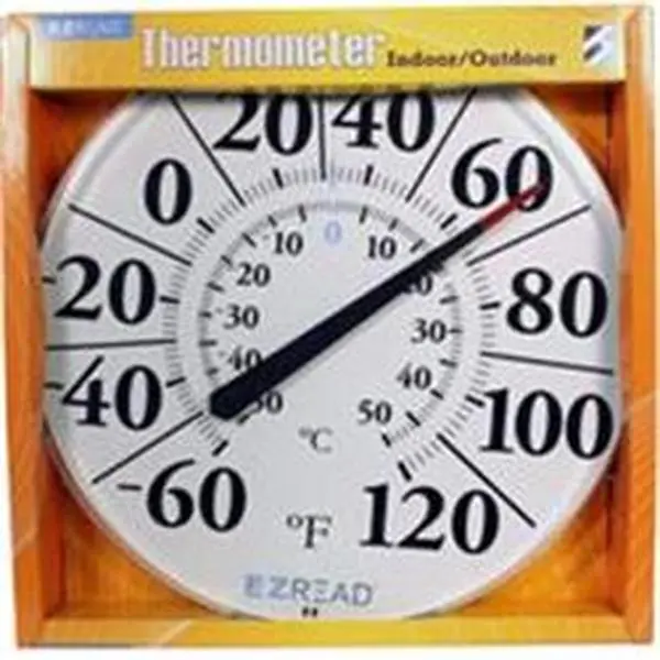 Headwind Consumer 034014 High Quality Analog Ezread Thermometer, 12.5 in, 0°c to 120°c Range, 1.25 lbs, Durability-Focused Temperature Measuring Tool for Tools & Hardware Use