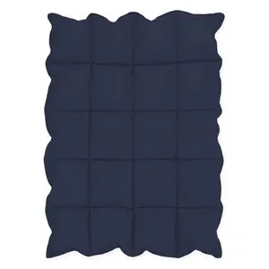 Sweet Jojo Designs Navy Blue  Boy, Girl, Unisex/Gender Neutral Baby Down Alternative Crib Comforter / Blanket - For Baby Down Collection
