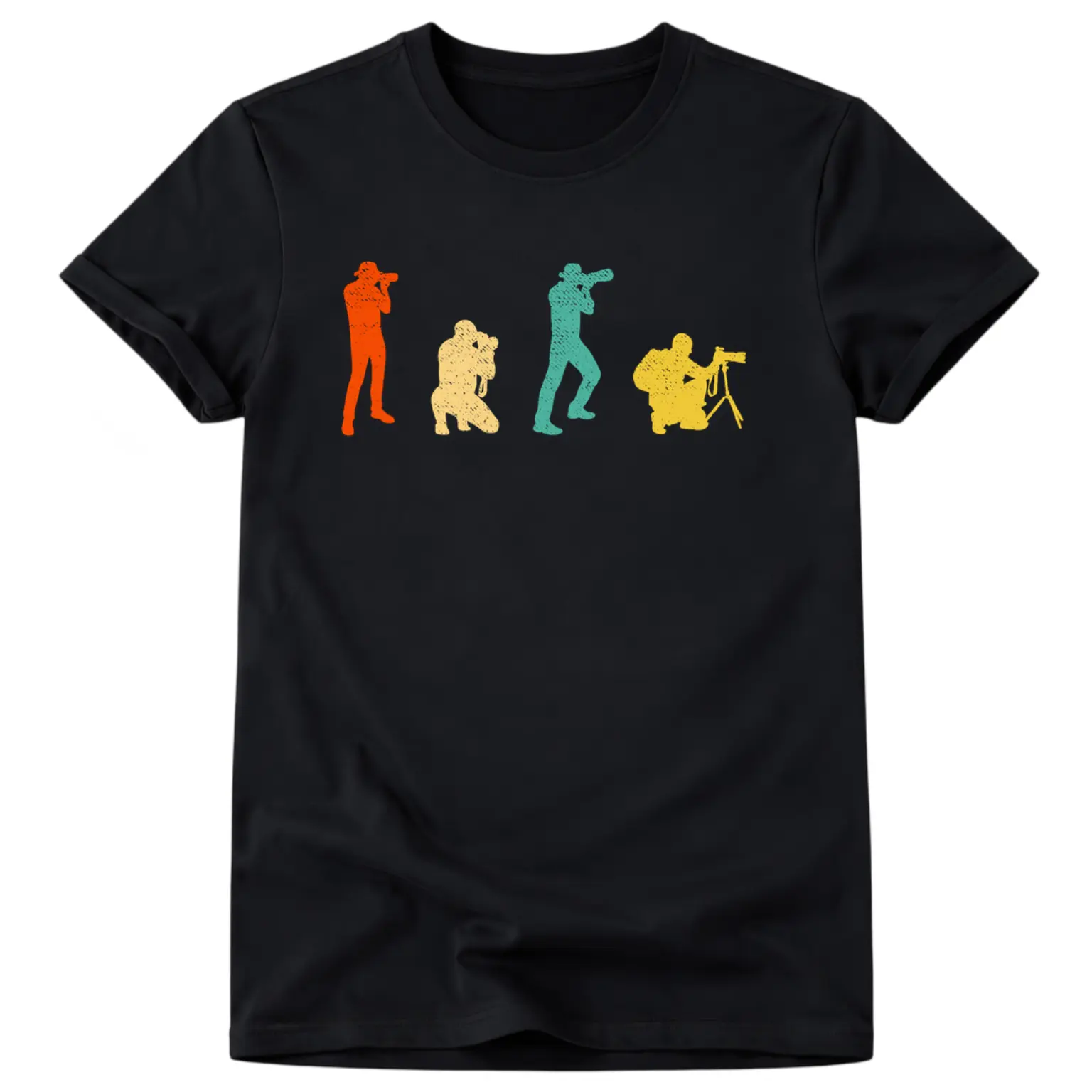 Vintage Photo Camera Photogrpaher Graphic Design Photography T-Shirt