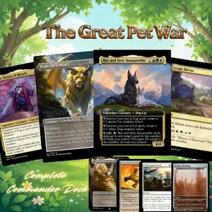 The Great Pet War – Custom Commander Deck | 100 Card EDH Proxy Deck + Tokens