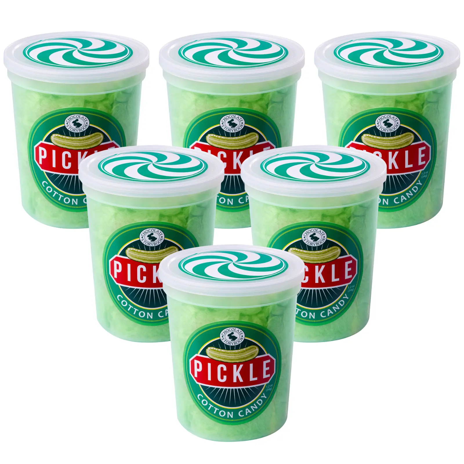 Pickle Cotton Candy 6 Pack
