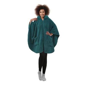 Warm & Cozy Sherpa Zip Angel Wrap