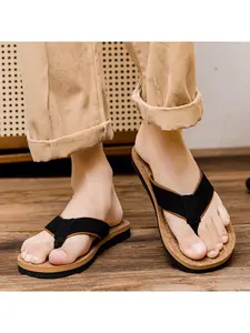 Summer Men's Sandals, Casual Y-Strap Eva Slippers, Lightweight Outdoor Beach Shoes, Indoor Home Footwear, Comfortable and Stylish