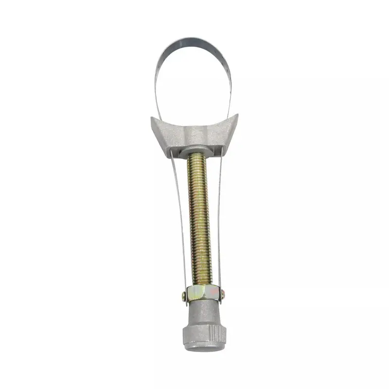 1 PCS High-Quality Steel Adjustable Diameter Auto Oil Filter Removal Strap Wrench - Car Tools, Strap Wrench Oil System Tools & Equipment, Durable Robust Universal Fit, Non-Slip Grip, Rust-Resistant, Essential for DIY Car Repairs