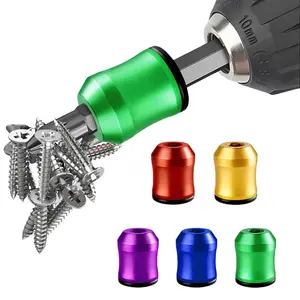 MY HEART FLY 1pcs Strong Magnetic Screw Ring: 1/4 Inch / 6.35mm Universal Magnetic Screw Holder - Removable Magnetic Screwdriver Drill Bit Holder for Hex Screwdriver and Power Bits