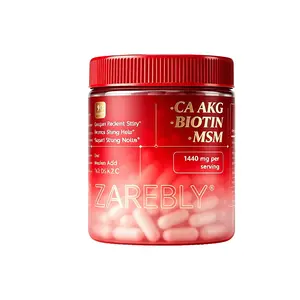 ZAREBLYSkin, Hair & Nails Beauty Complex – Ca AKG, MSM, Hyaluronic Acid & Biotin Supplement – Supports Radiant Skin, Promotes Shiny Hair & Strong Nails