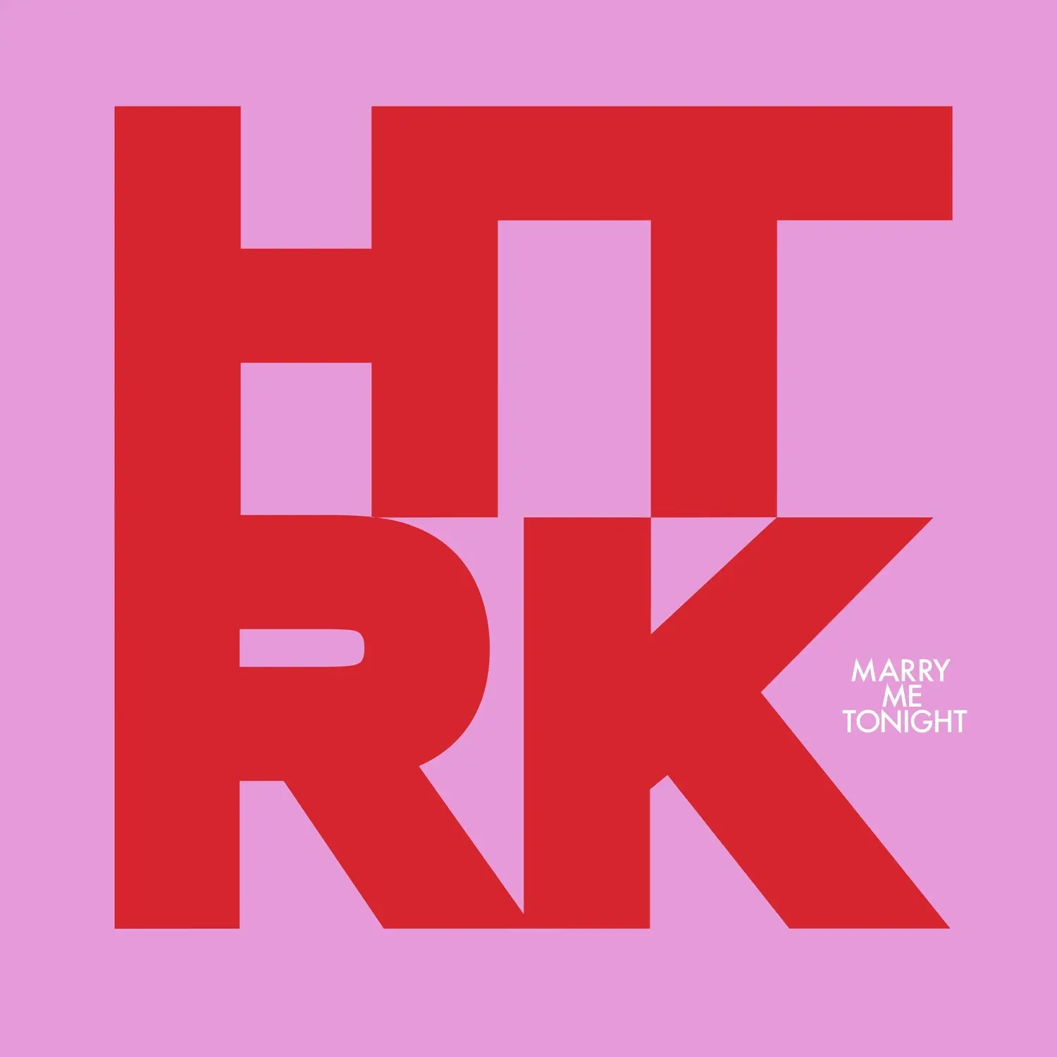 HTRK - Marry Me Tonight - Ghostly 25 Year Anniversary Edition  [VINYL RECORD - LP] Explicit, Pink, Black, Colored Vinyl, Anniversary Ed