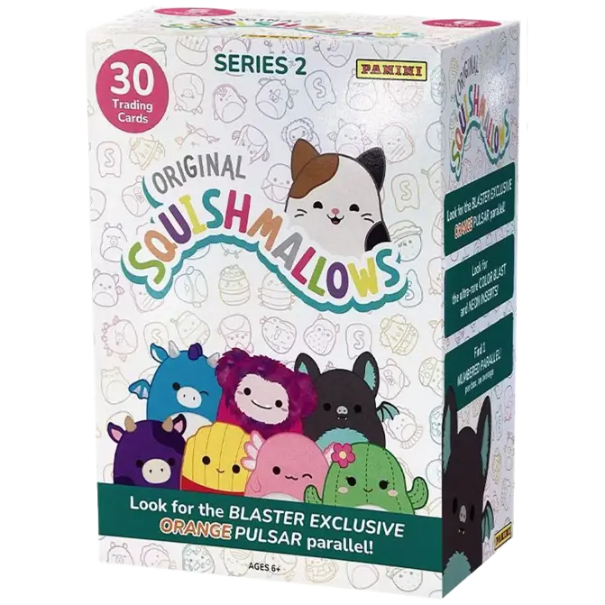 squishmallow booster box panini squishmallow cards