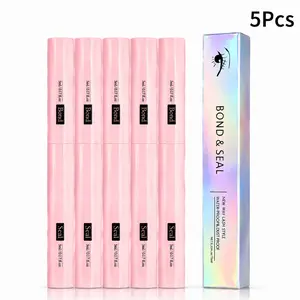 2-in-1 Lash Bond and Seal Glue, Double Ended Eyelash Extension Adhesive Waterproof Strong Hold for Cluster Lashes & Strip Lashes, Long Lasting Quick Dry Formula