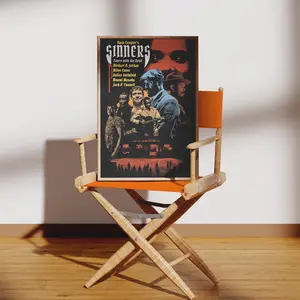 [UNFRAMED POSTER] Sinners (2025) Vintage Movie Poster - Horror - Vampire - Film Fans - Home Decor