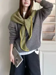 Versatile Striped Shawl Wrap for Women - Soft Textured Lightweight Scarf, Multi-Functional Summer Travel Blanket, Spring Fashion Neck Accessory, All-Season Essential