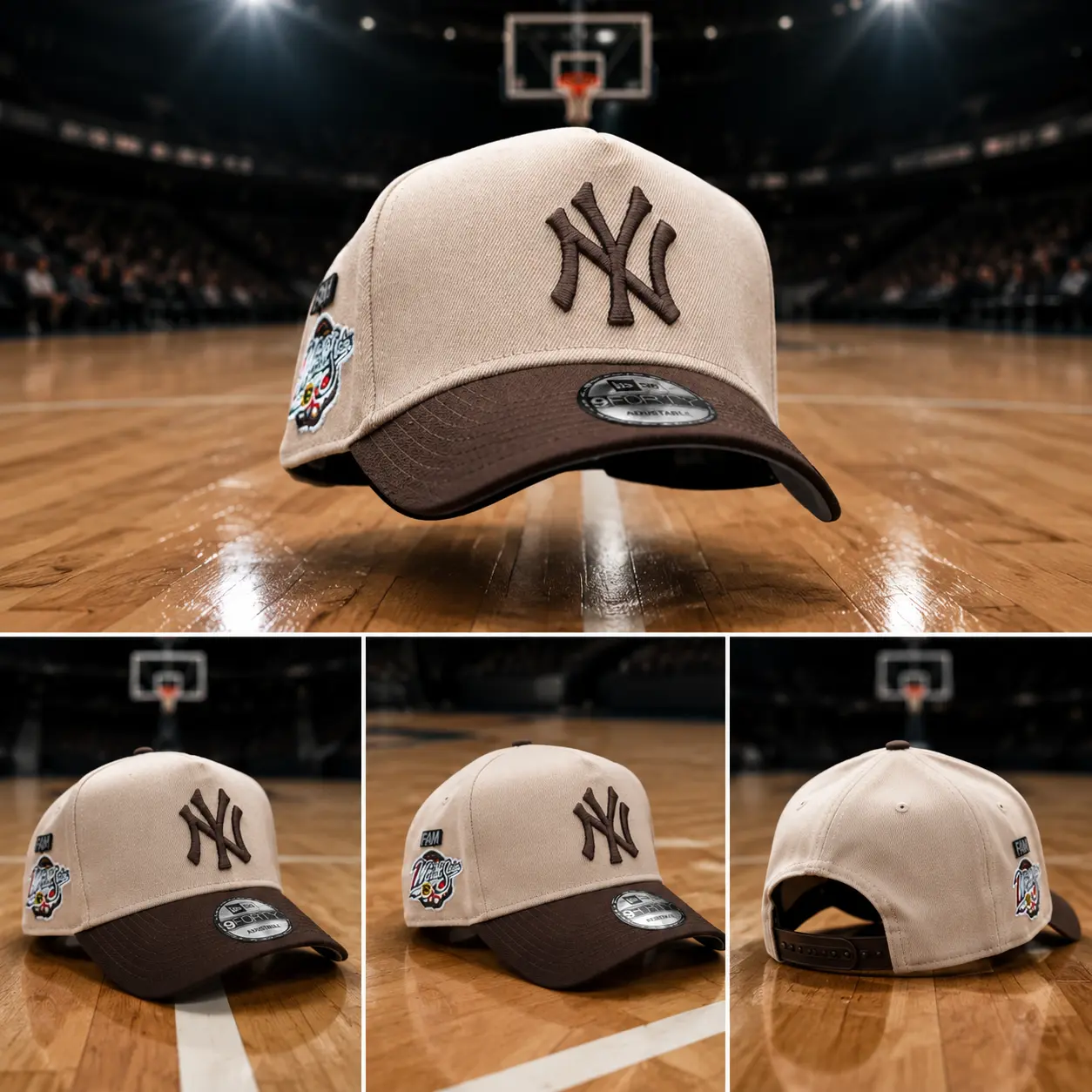 New Era NY Yankees 9FORTY Cotton Baseball Cap – Unisex Adjustable Hat, Lightweight Casual Streetwear Style