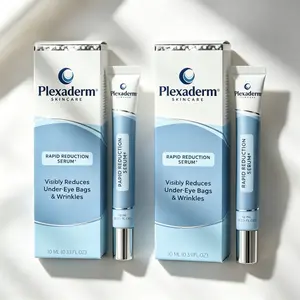 Plexaderm 10ml Anti-Aging Eye Serum, Fast-Acting Formula, Reduces Under-Eye Wrinkles & Lifts Sagging Skin for Daily Eye Care