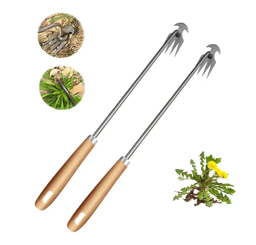 2025 New Durable Garden Weed Pulling Tool, Portable Garden Weeder Tool for Vegetable Gardening Backyard Farm Planting & Weeding