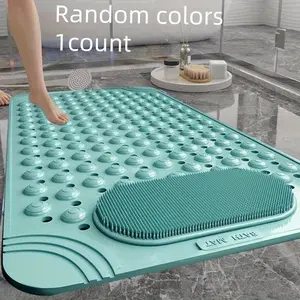 Available in 5 colors, bathroom anti-slip massage mat, hotel shower floor mat, toilet mat, shower bath rug, home massage pad, Non Slip Bathroom, Bath Mats