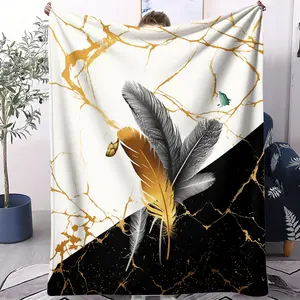 A light luxury decorative patterned blanket that can be used all year round, suitable for beds, sofas, cars, room decorations, and gifts, suitable for children and adults