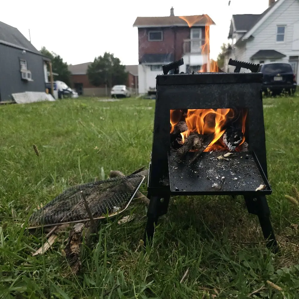 Portable Wood-Burning Stove