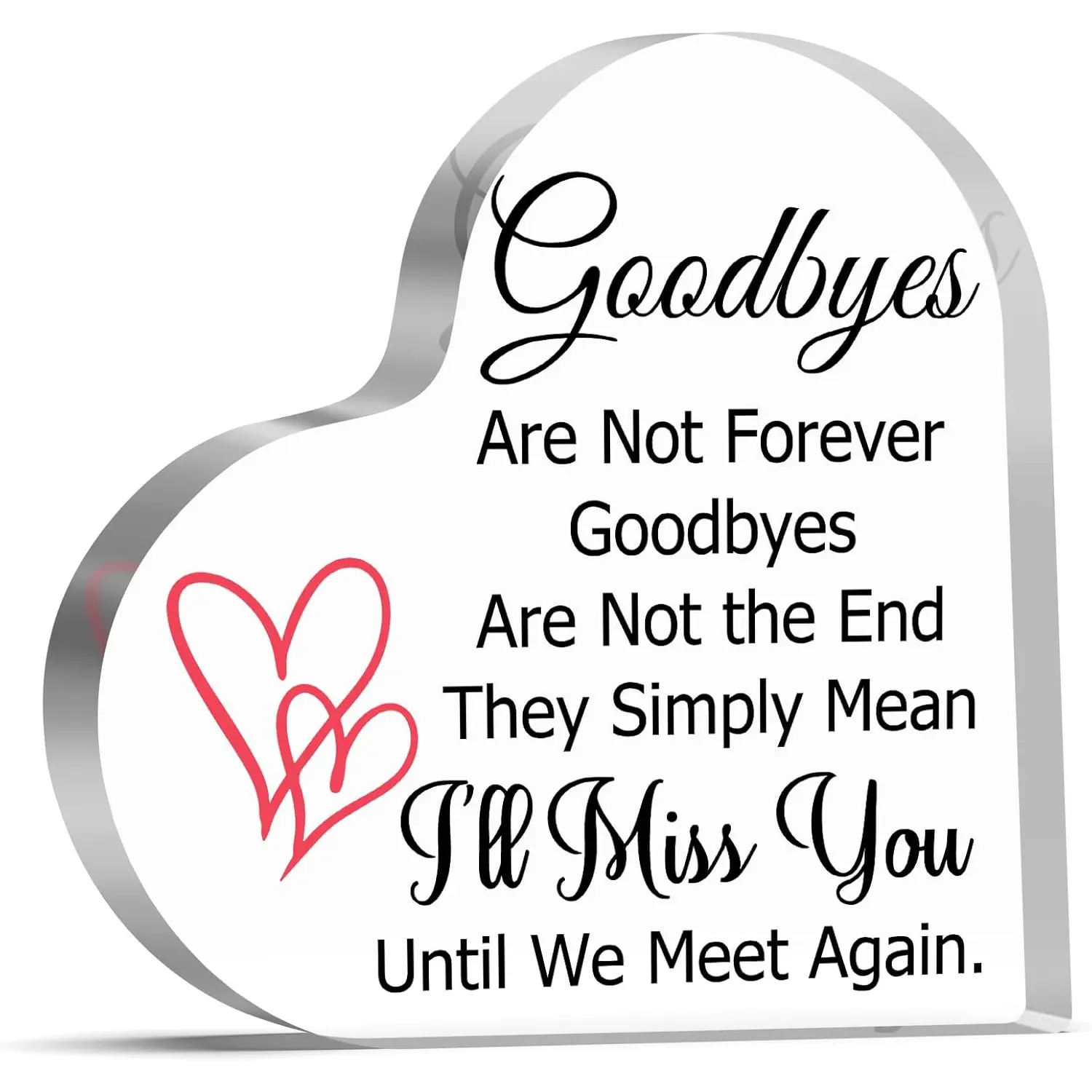 Sympathy Gift Acrylic Sign Decor Bereavement Gifts Ideas Memorial Sympathy Gifts for Loss of Loved Mom Dad Memory Present for Loss Miscarriage Gift for Mothers Remembrance Condolences Desk Decor