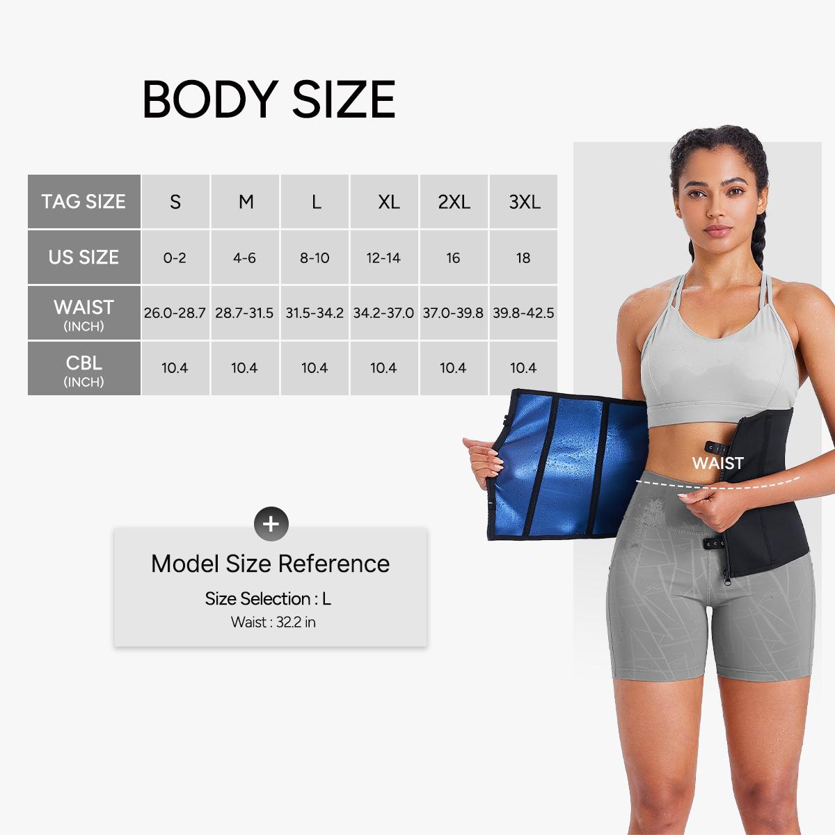【LIVE】Nebility Women's Sauna Suit Waist Trainer for Workout Promote Sweating Waist Support Sweat Absorption