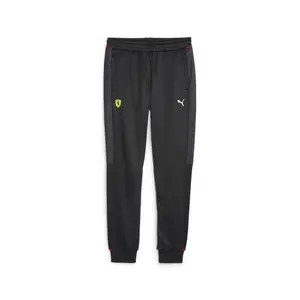 PUMA Mens Scuderia Ferrari Race Mt7 Pants Casual Moisture Wicking - Black