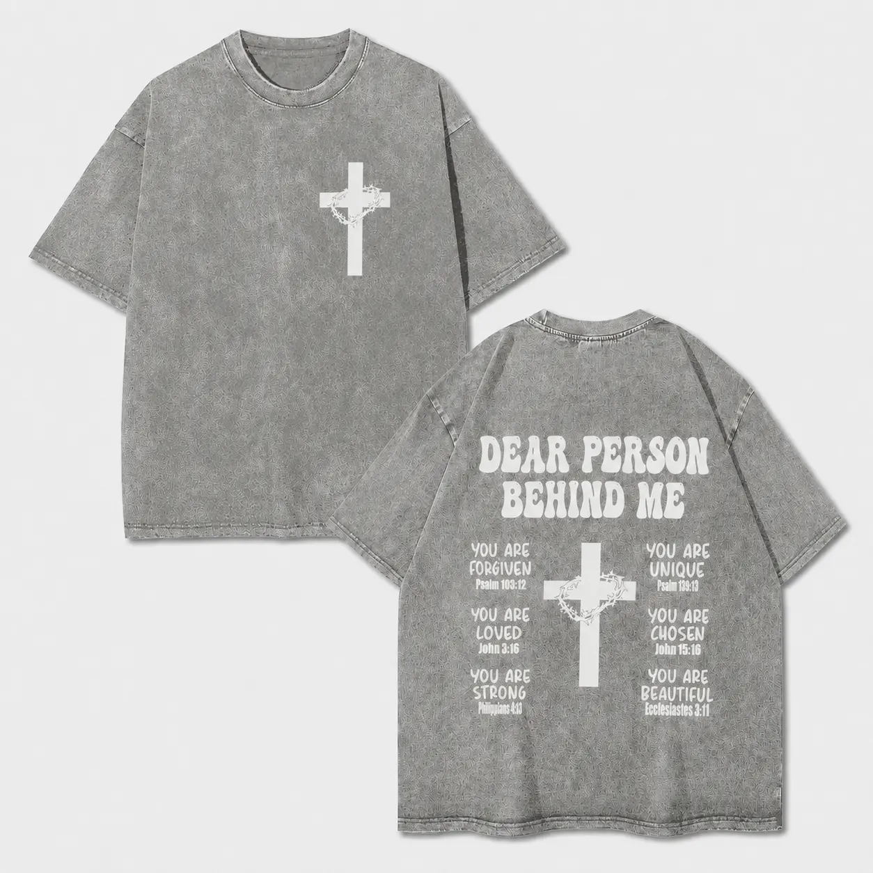 Dear Person Behind Me Shirt, Love Like Jesus Tee, Bible Verse Gift, Christian Cross Shirt, Inspirational Shirt, Faith Shirt, Religious Shirt