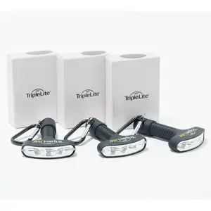 Triplelite Set of 3 50-Lumen Flashlights on Key Chains