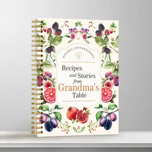 Kitchen Conversations: Recipes and Stories from Mom's Table – A Keepsake Recipe Journal for Preserving Family Recipes, Stories, and Traditions