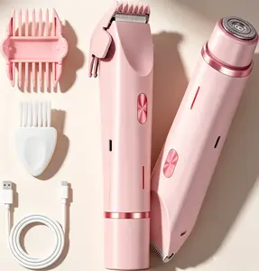 Bikini Trimmer for Women, Multi Function Double Head Grooming Instrument, Standard IpX7 Waterproof Structure, Wet And Dry Usable Rechargeable Cordless Hair Trimmer For Ladies Daily Body Hair Tidying.graduation gift