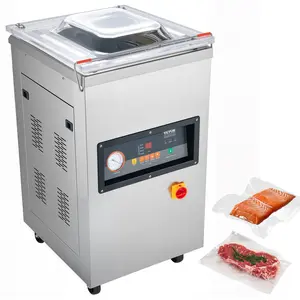 VEVOR Chamber Vacuum Sealer, 900W Sealing Power, Vacuum Packing Machine for Wet Foods, Meats, Marinades and More, Compact Size with 15.7 in Sealing Length, Applied in Home Kitchen and Commercial Use
