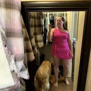 Product Review of Tempt Me Women One Piece Swim Dress One Shoulder Swimsuit with Skirt Tummy Control Swimdress Swimming Bathing Suit from M**i