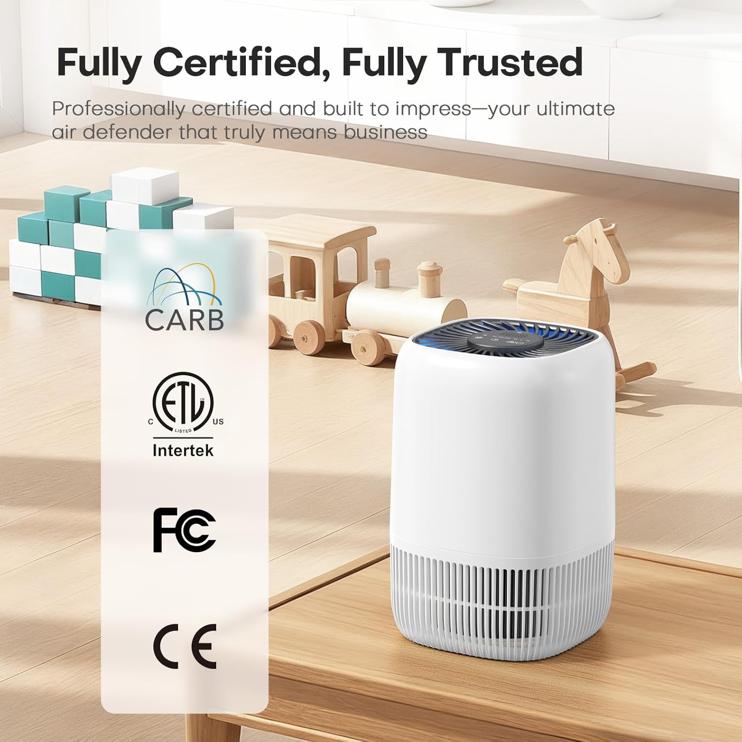 Air Purifiers for Home with H13 Quiet HEPA Filter Up to 1076 Ft² for Pet Hair, Odors, Pollen, Smoke, Compact Air Cleaner with 3 Speeds, Timer, Aroma Quiet 360°Intake Filter, White Air Purifiers for Home with H13 Quiet HEPA Filter Up to 1076 Ft² for Pet Hair, Odors, Pollen, Smoke, Compact Air Cleaner with 3 Speeds, Timer, Aroma Quiet 360°Intake Filter, White