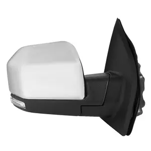 2015-2020 Ford F-150 Chrome Power Adjustable & Heated Side Mirror w/ LED Turn Signal Light - Passenger Side Only
