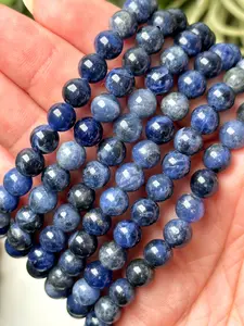 Sodalite Bracelets - Throat and Third-Eye Chakra - No. 17