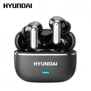 HYUNDAI G18 In-Ear Wireless Headphones with Bible Prayer Function, Bluetooth 6.0 for Stable Connection, Intelligent ENC Noise Cancellation, Premium Leather-Texture Design, Hi-Fi Audio Headset for Music, Prayer & Calls, Compatible with Android & iOS