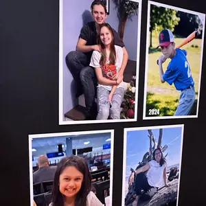 Set of 4 flat 3”x4.5” photo magnets Decor