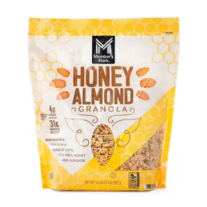 Member's Mark Honey Almond Granola Cereal - Natural, High-Fiber Oatmeal Food, 32 oz.