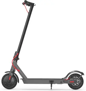 DT-03 Electric Scooter 8.5 Inch Solid Tire 30-35Miles Range 30MPH Portable Folding Adult Commuter Dual Brake App
