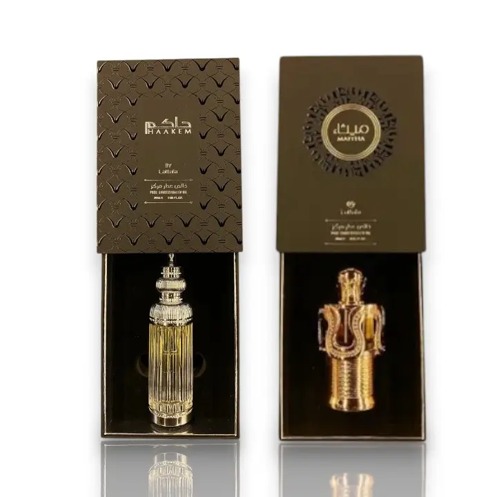 Lattafa Maitha & Haakem Concentrated Oils 2-Pack Multi-Pack Gift Set for Women, 20ml Each, Luxurious Floral & Oriental Notes, Long-Lasting Day-Evening Fragrance, Box