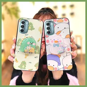 Dirt-resistant protective Phone Case For MOTO G Stylus 5G 2022 Fashion Design phone lens protection Anti-dust Cute Anti-knock Silicone Cartoon Soft Case Skin feel silicone glisten