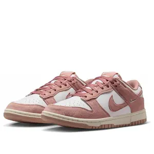 Nike Dunk Low Rose Whisper Gold Mini Swoosh (Women's) IB4417-102 New