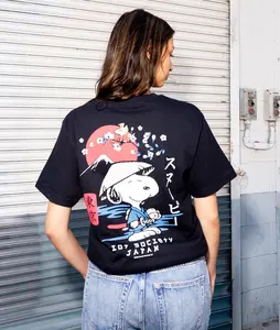 Peanuts Snoopy & Woodstock Samurai Womens Tee