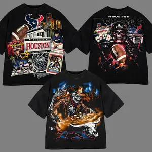 Vintage 90s Bootleg Houston Texans Tee, Acid Wash, Premium Oversized Vintage Wash Texas Tee, Retro 90s, Must-have for Summer, Gifts for Your Husband, Shirt for Men Menswear Crewneck