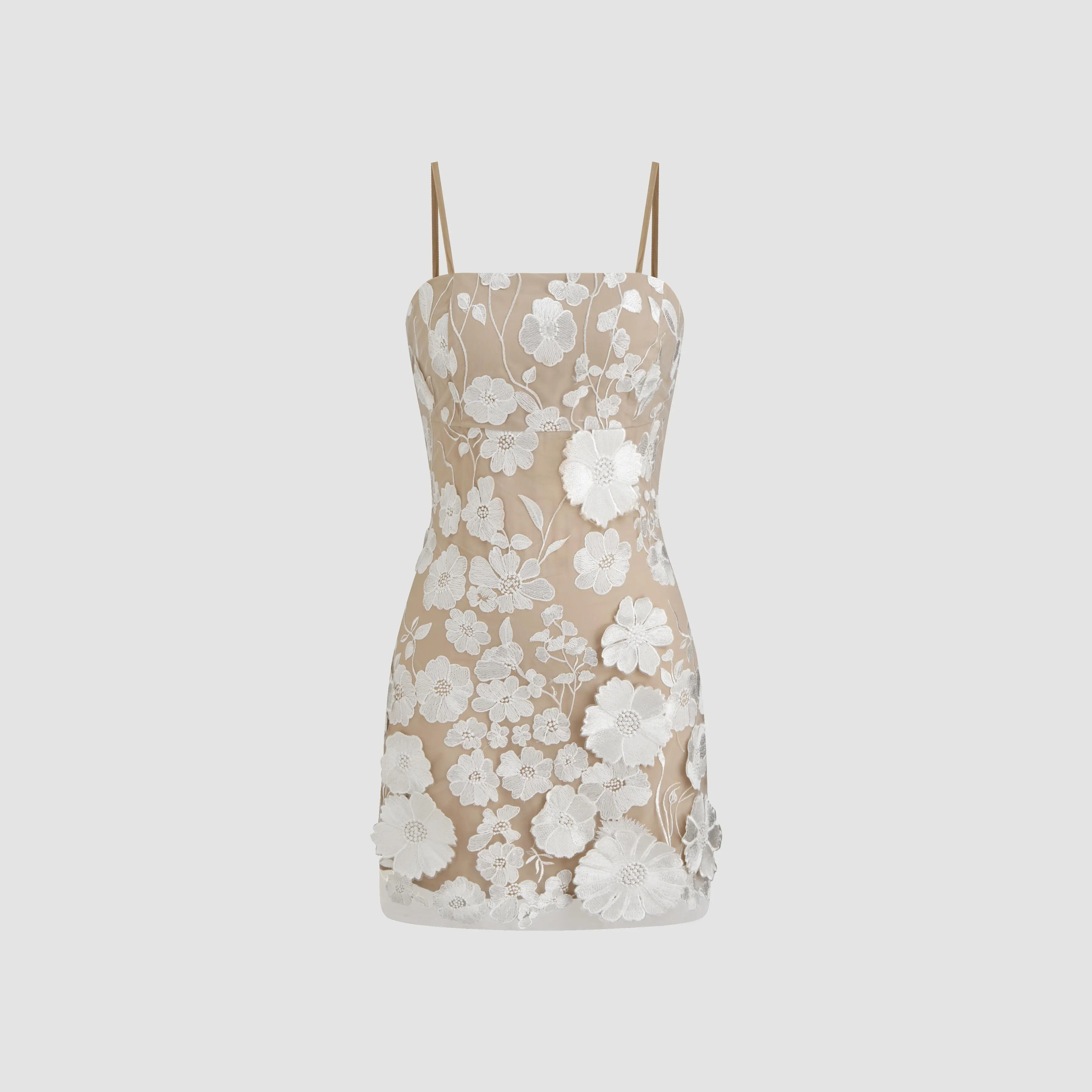 mini dress organza Ambessa Embellished Organza Mini Dress for Women in Powder Pink, Size: 00, by LoveShackFancy