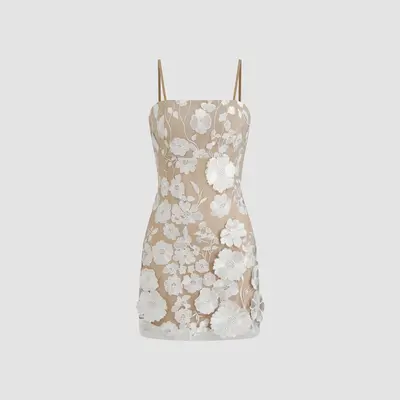 for love and lemons beatrice mini dress For Love & Lemons Beatrice Mini Dress In White