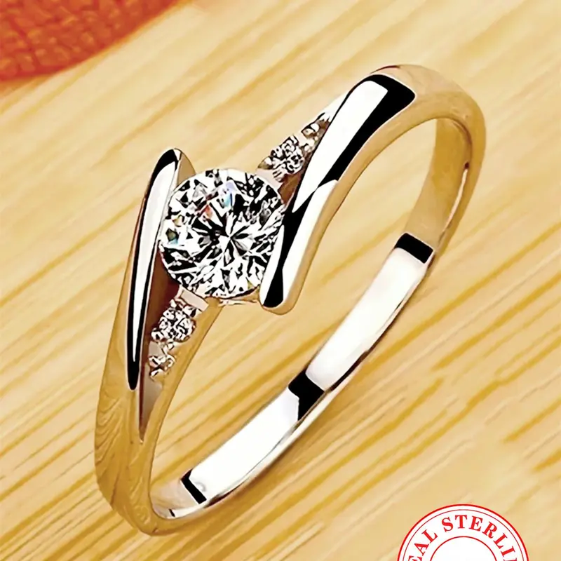 S925 Sterling Silver Fashion Heart Shaped Artificial Diamond, Jewelry for Women, Trendy Fine Jewelry, Elegant Fashion Rings, Trendy All-match & Exquisite Wedding Rings for Birthday Gift, Wedding Engagement Ring, Engagement Ring Band, Beautiful Rings