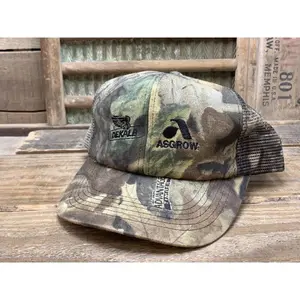 Dekalb Asgrow Advantage Timber Camo Hat Vintage Hat
